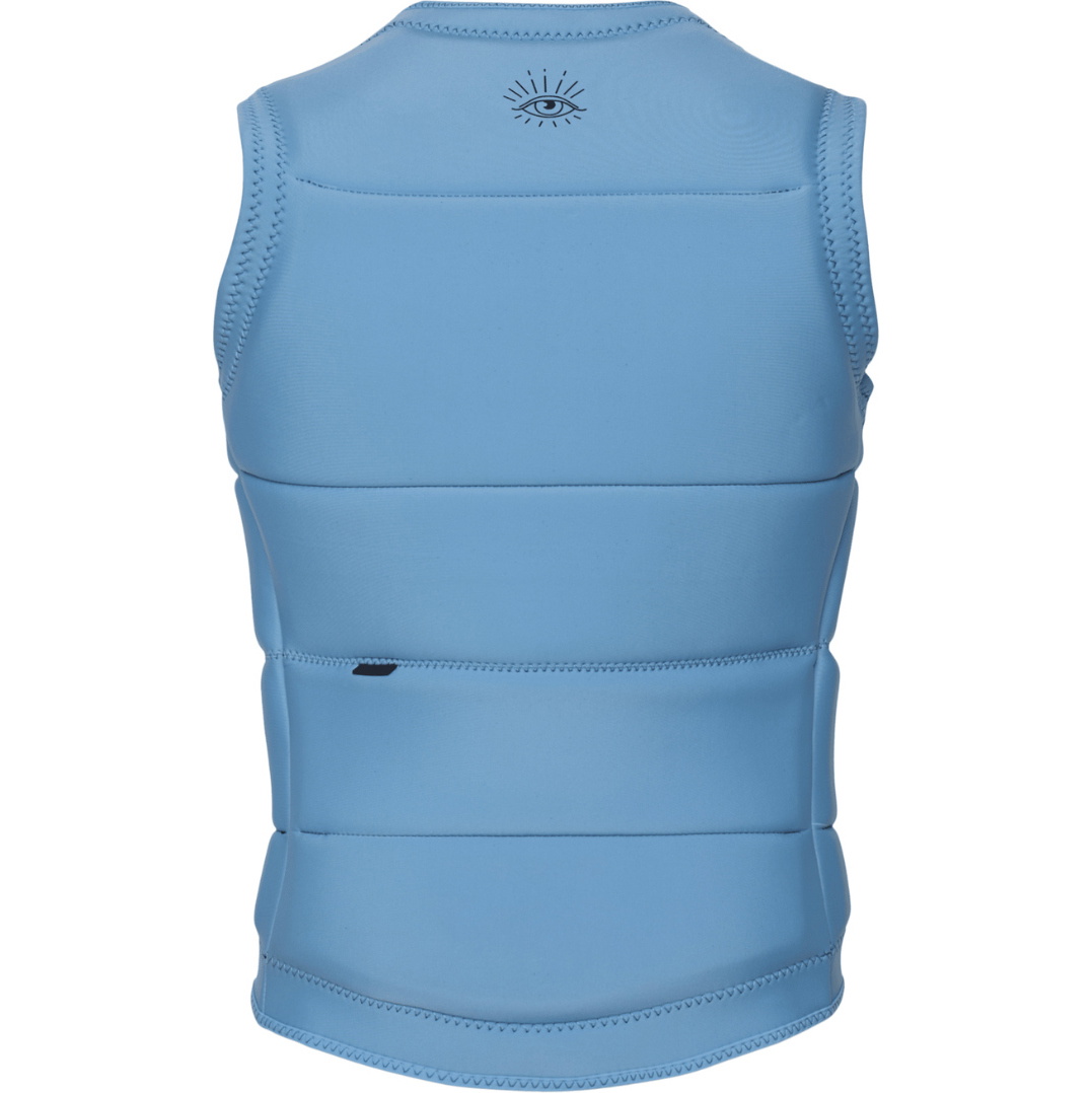 2025 Mystic Womens Zodiac Front Zip Wake Impact Vest 35005.250692 - Powder Blue